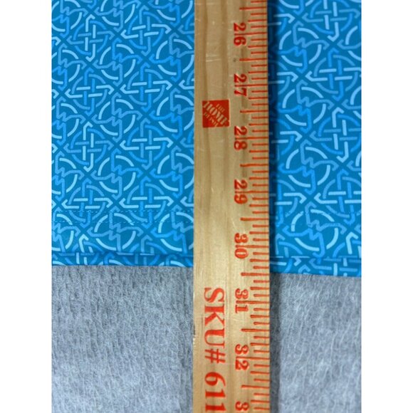 William Murray Geometric Design Short Sleeve Golf Polo Shirt (Men's Medium) Blue - Picture 8 of 11